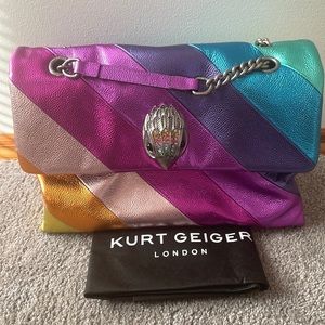 Kurt Geiger Kensington rainbow bag XXL